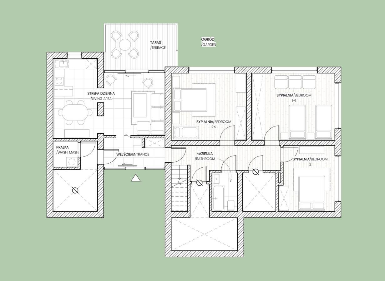 Apartament Wiosenny Leilighet Międzybrodzie Bialskie Eksteriør bilde